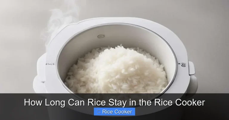 How Long Can Rice Stay in the Rice Cooker