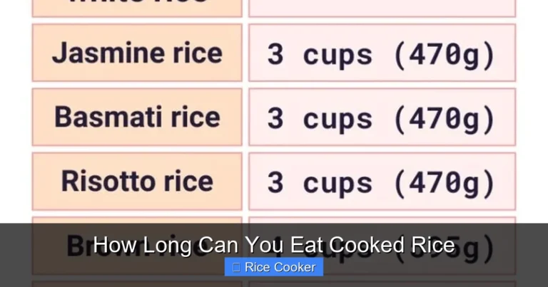 How Long Can You Eat Cooked Rice