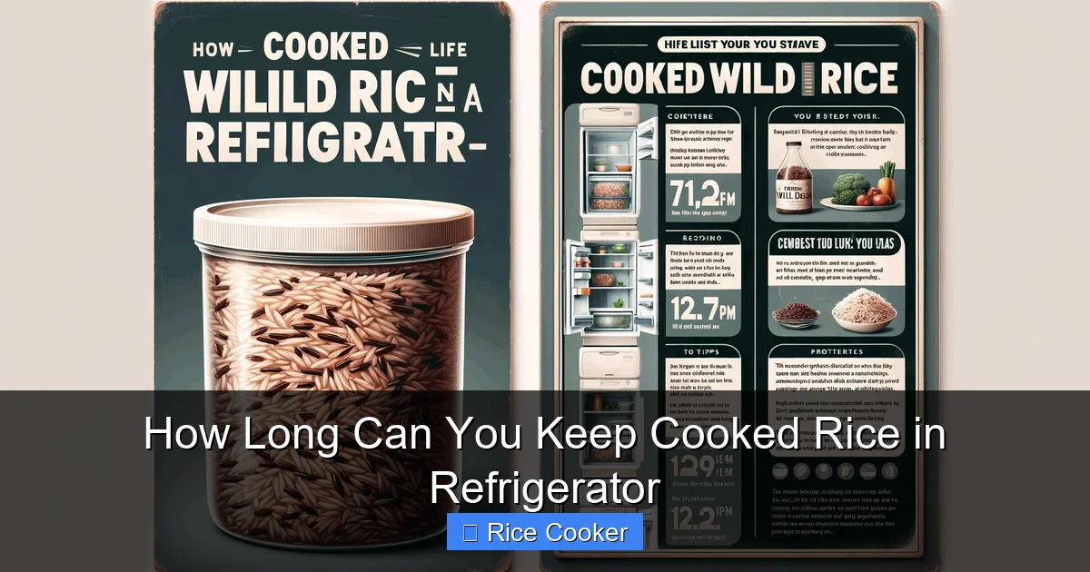 How Long Can You Keep Cooked Rice in Refrigerator