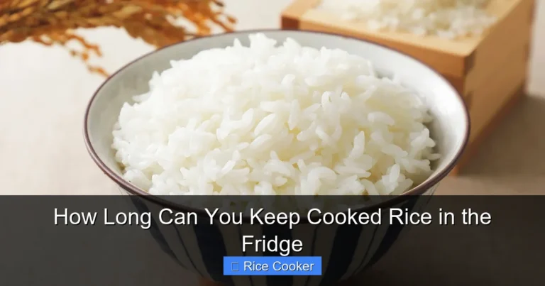 How Long Can You Keep Cooked Rice in the Fridge