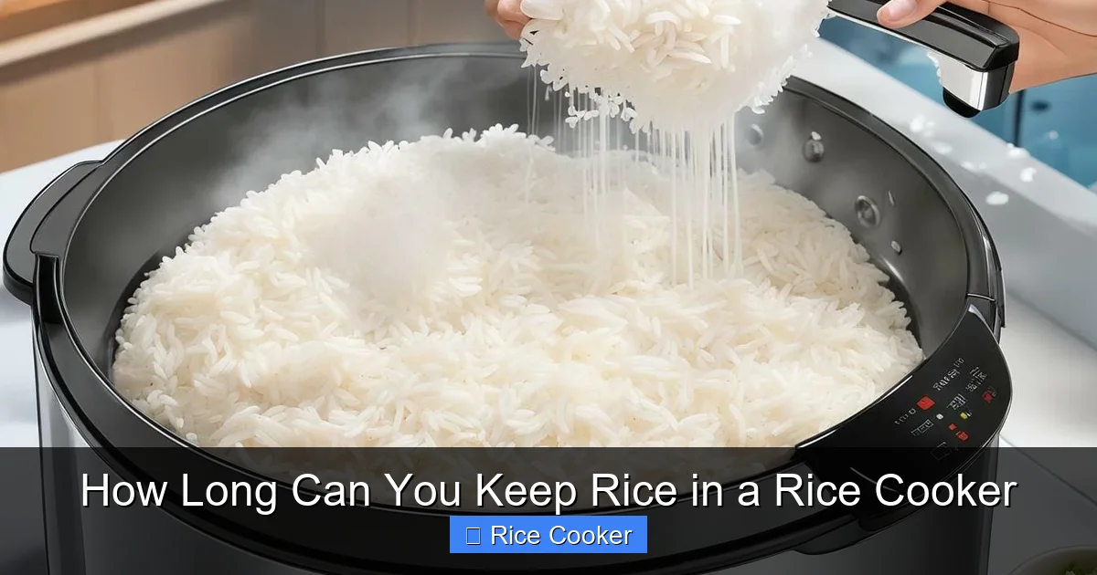 How Long Can You Keep Rice in a Rice Cooker