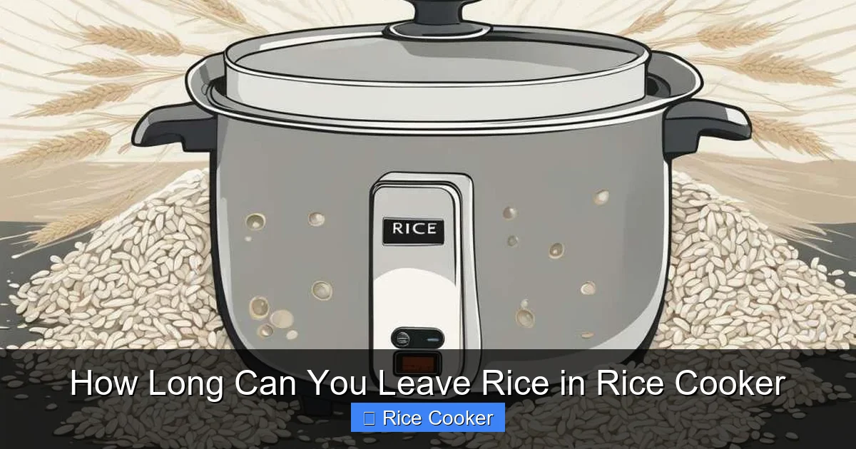 How Long Can You Leave Rice in Rice Cooker