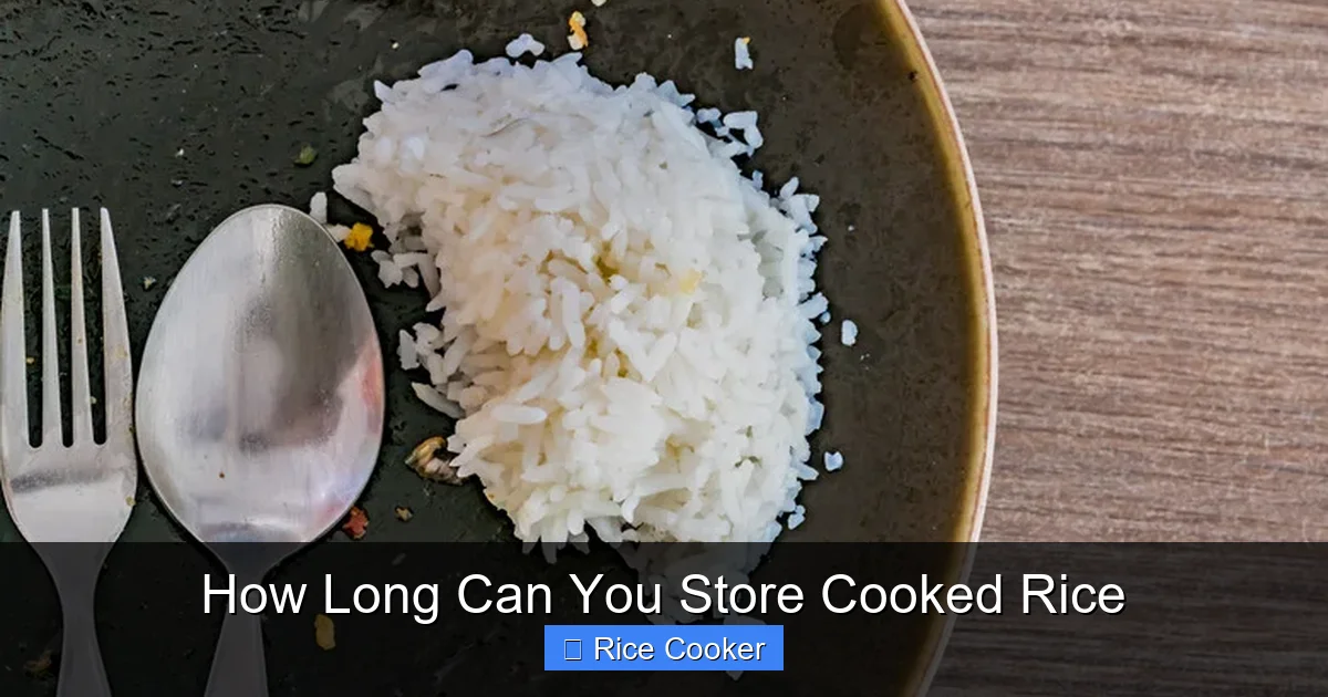 How Long Can You Store Cooked Rice