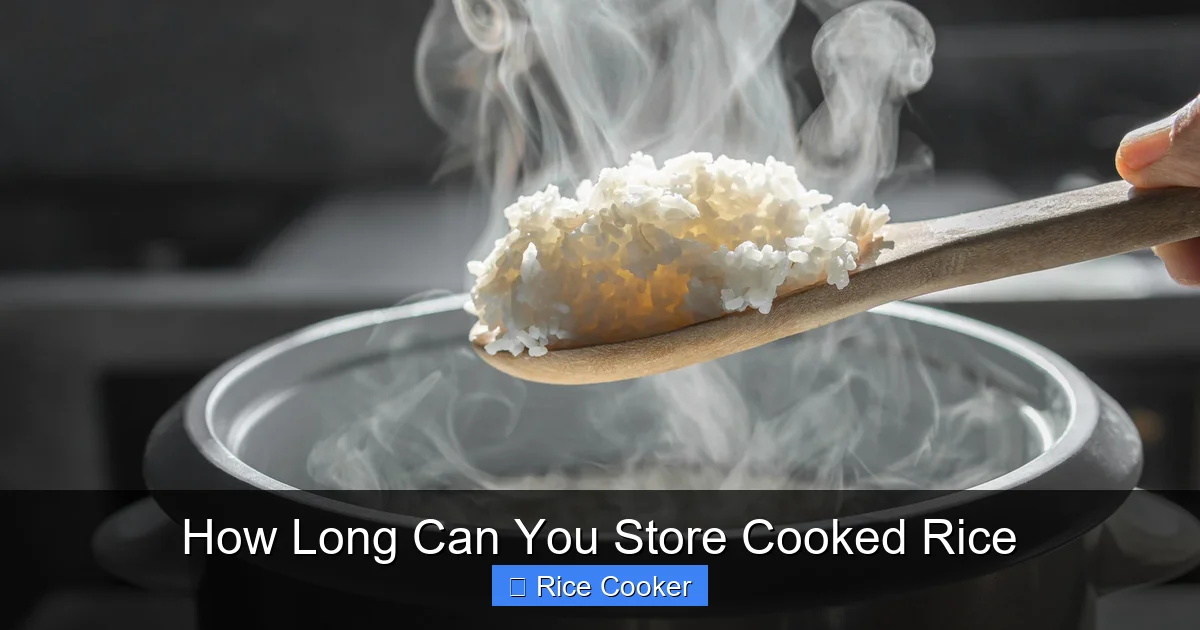 How Long Can You Store Cooked Rice