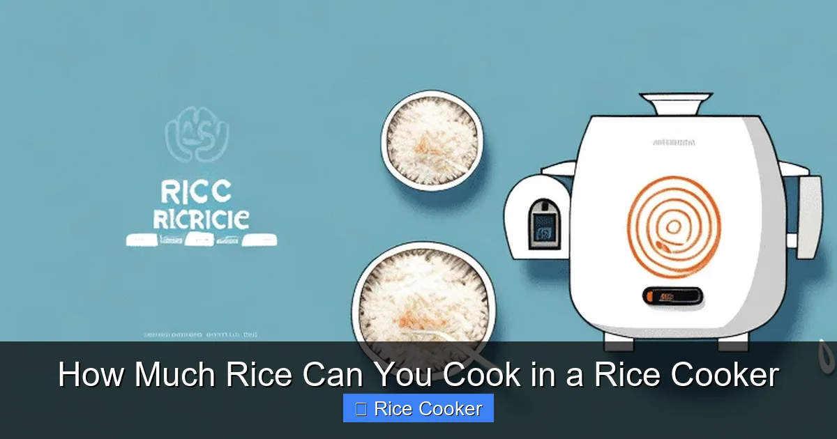 How Much Rice Can You Cook in a Rice Cooker