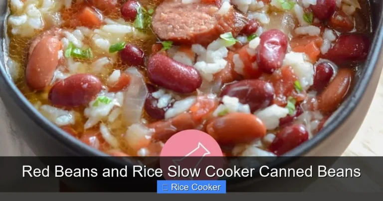 Red Beans and Rice Slow Cooker Canned Beans