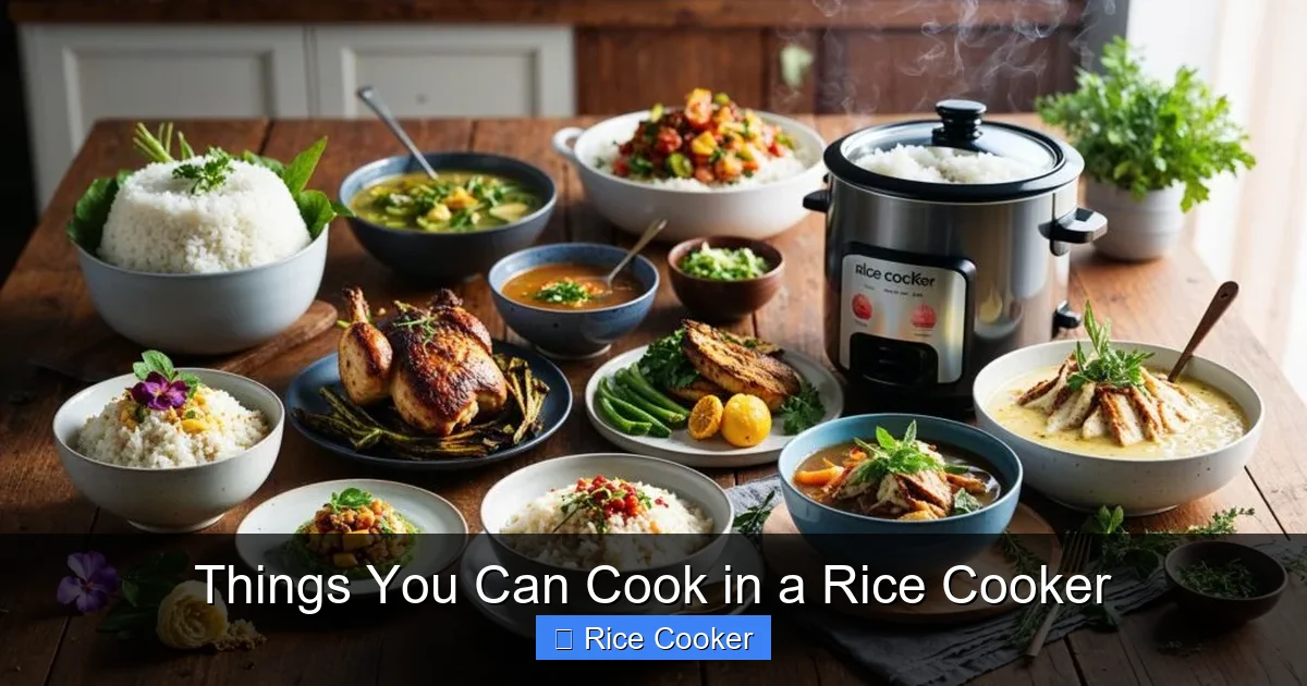Things You Can Cook in a Rice Cooker