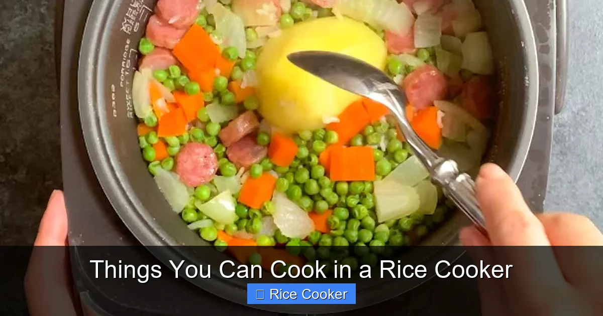 Things You Can Cook in a Rice Cooker
