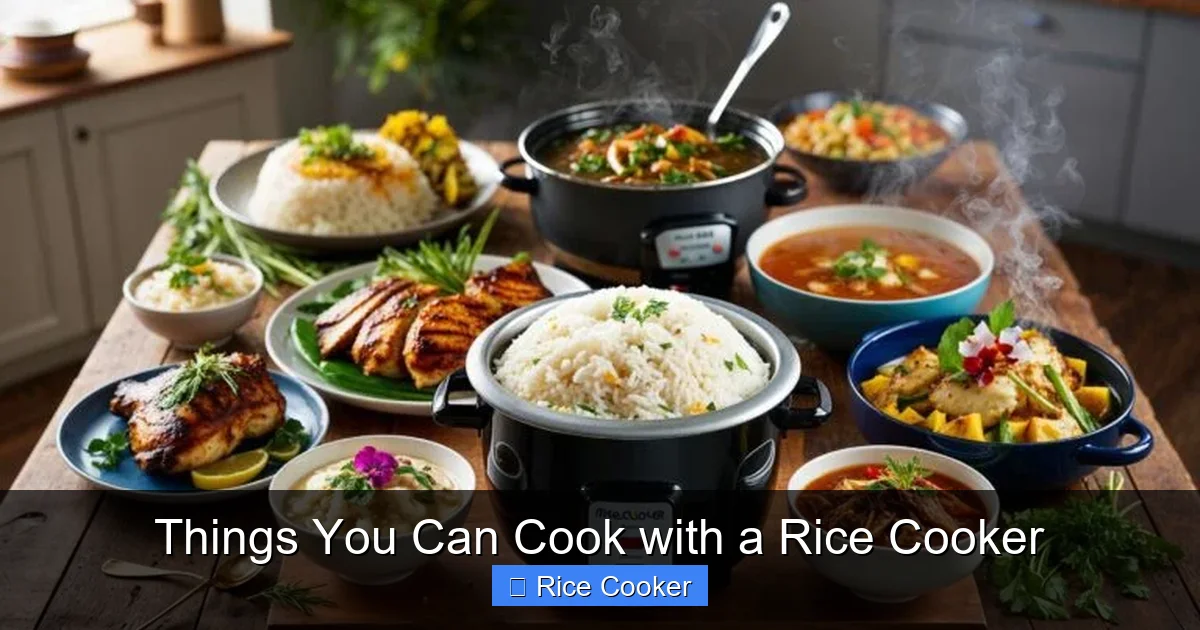 Things You Can Cook with a Rice Cooker