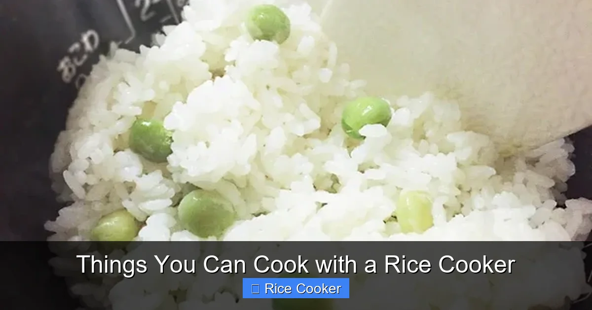 Things You Can Cook with a Rice Cooker
