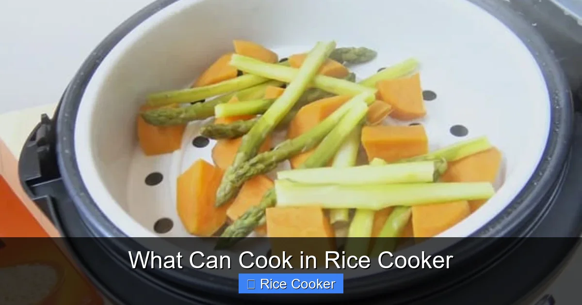 What Can Cook in Rice Cooker