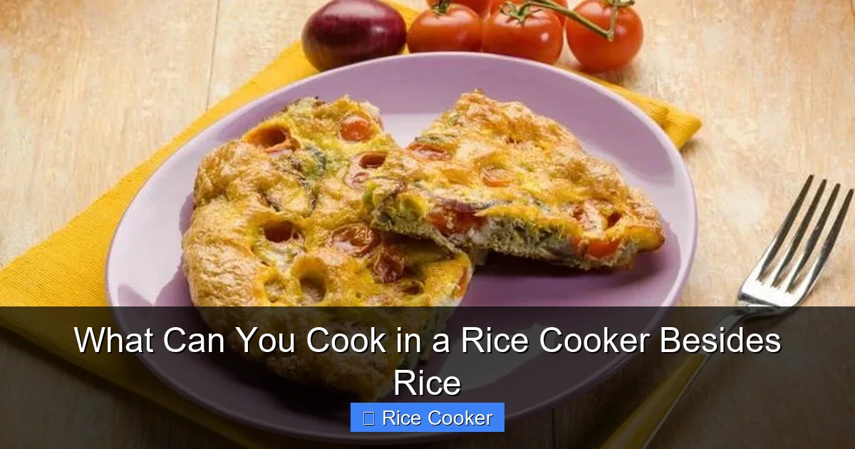 What Can You Cook in a Rice Cooker Besides Rice
