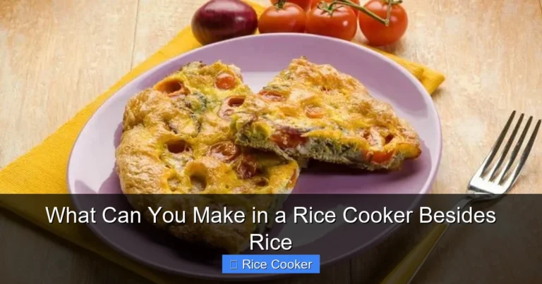 What Can You Make in a Rice Cooker Besides Rice