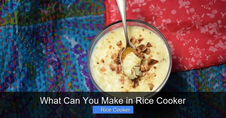 What Can You Make in Rice Cooker