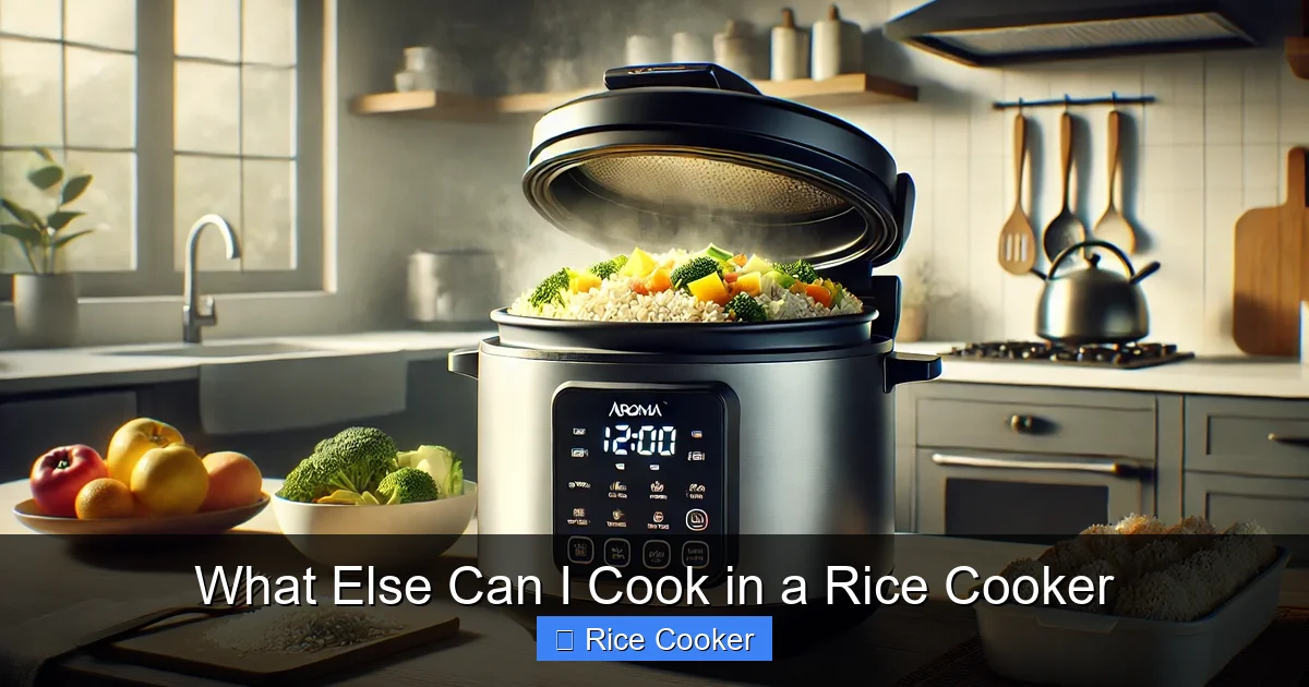 What Else Can I Cook in a Rice Cooker