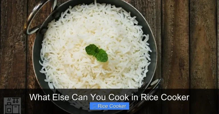 What Else Can You Cook in Rice Cooker