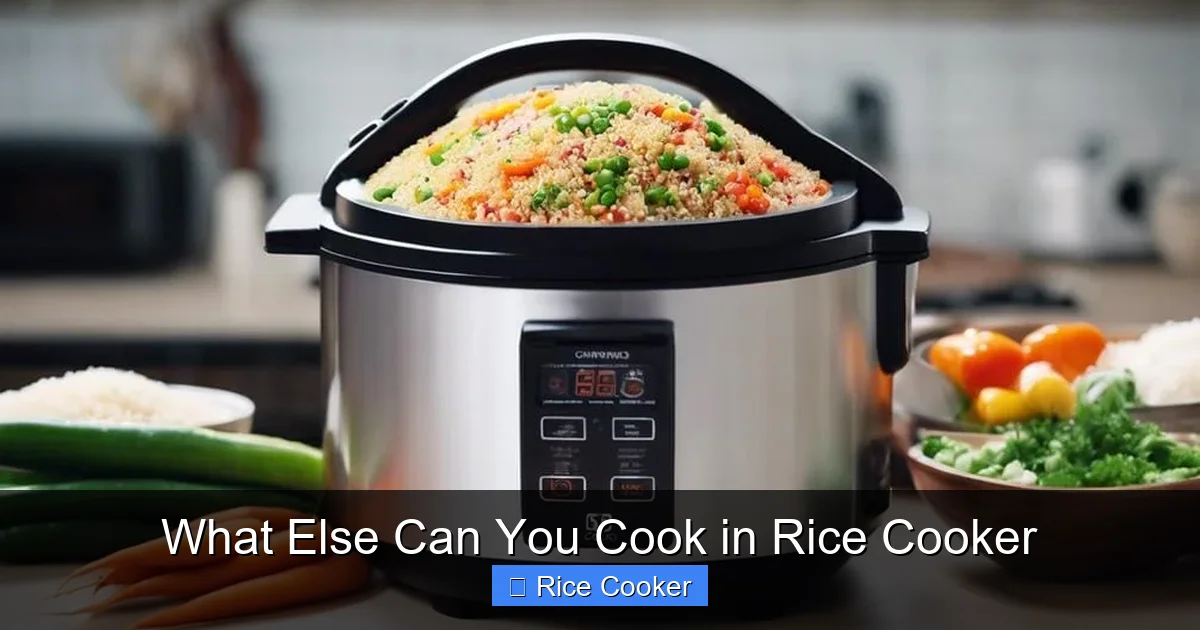 What Else Can You Cook in Rice Cooker